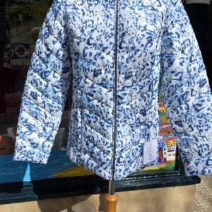 Frandsen Reversible Blue/Ivory Light Padded Jacket