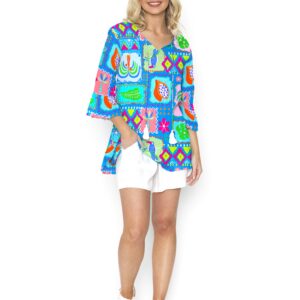One Summer Tropical Stories Print Emma Top