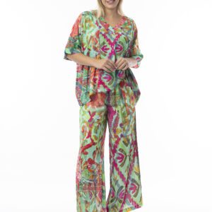 Orientique 76073 Crafty Print Digital Pants