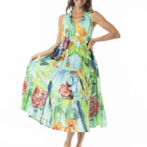 Orientique Evelin Sleeveless Tie Dress